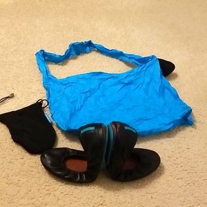 Tieks with pouch and tote bag